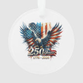 アメリカ独立250周年記念 オーナメント (裏面)