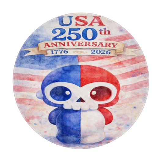 アメリカ独立250周年記念 カッティングボード (正面)