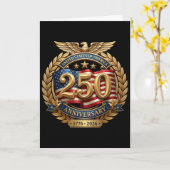 アメリカ独立250周年記念 カード (黄色い花)