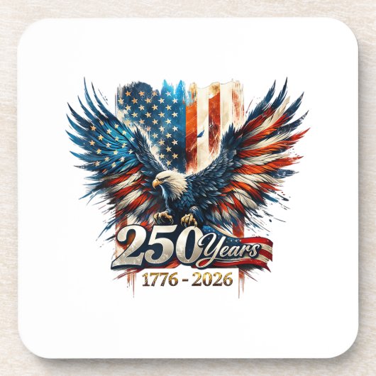 アメリカ独立250周年記念 コースター (正面)