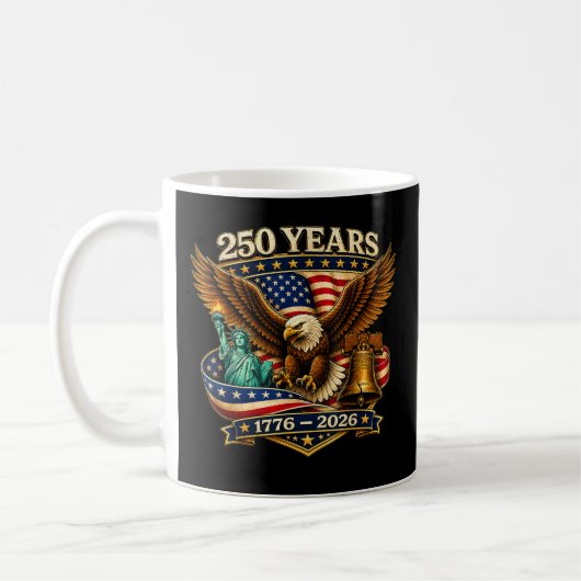 アメリカ独立250周年記念 コーヒーマグカップ (左)