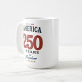 アメリカ独立250周年記念 コーヒーマグカップ (正面左)
