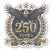 アメリカ独立250周年記念 シール (正面)