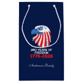 アメリカ独立250周年記念 スモールペーパーバッグ (裏面)