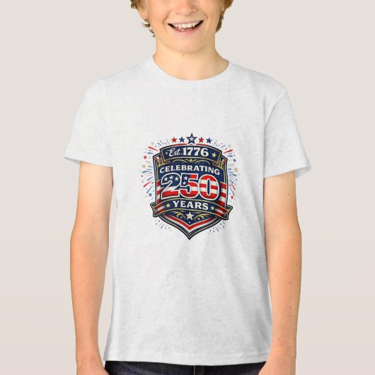 アメリカ独立250周年記念 トライブレンドTシャツ (正面)