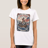 アメリカ独立250周年記念 ネコ Tシャツ (正面)