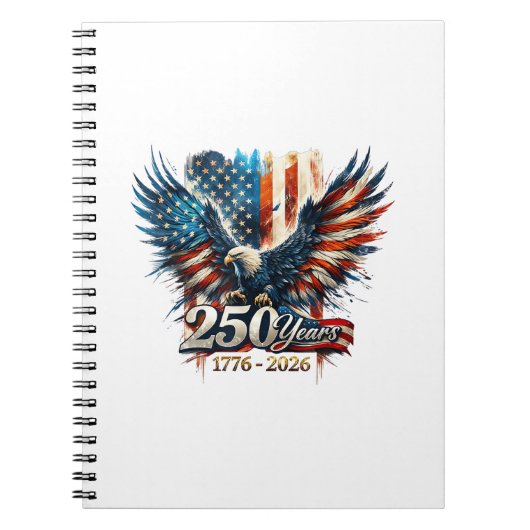 アメリカ独立250周年記念 ノートブック (正面)