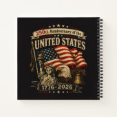 アメリカ独立250周年記念 ノートブック (裏面)