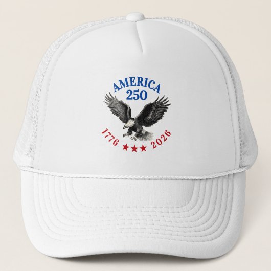 アメリカ独立250周年記念 ハクトウワシ キャップ (正面)