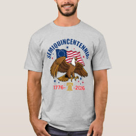 アメリカ独立250周年記念 ハクトウワシ Tシャツ