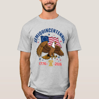 アメリカ独立250周年記念 ハクトウワシ Tシャツ