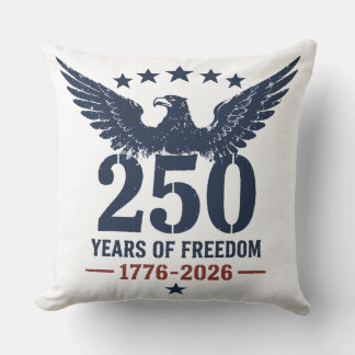 アメリカ独立250周年記念 パトリオティックイーグル 自由の年数 クッション
