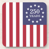 アメリカ独立250周年記念 パトリオティック アメリカ コースター (正面)