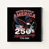 アメリカ独立250周年記念 パトリオティック ノートブック (裏面)