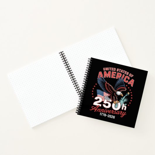 アメリカ独立250周年記念 パトリオティック ノートブック (内部)