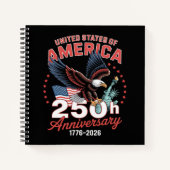 アメリカ独立250周年記念 パトリオティック ノートブック (正面)
