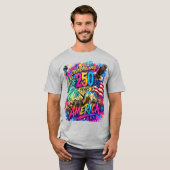 アメリカ独立250周年記念 パトリオティック Tシャツ (正面フル)