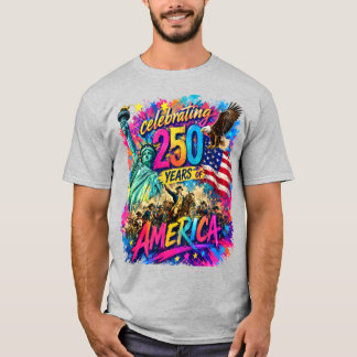 アメリカ独立250周年記念 パトリオティック Tシャツ