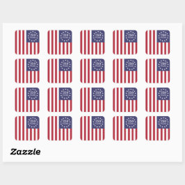 アメリカ独立250周年記念 パトリオティックUSA スクエアシール