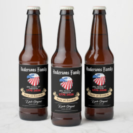 アメリカ独立250周年記念 ビールラベル