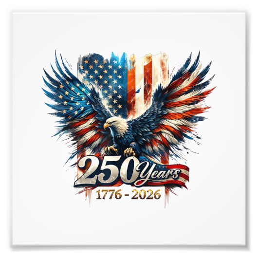 アメリカ独立250周年記念 フォトプリント            (正面)