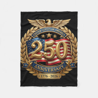 アメリカ独立250周年記念 フリースブランケット