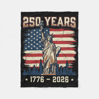 アメリカ独立250周年記念 フリースブランケット