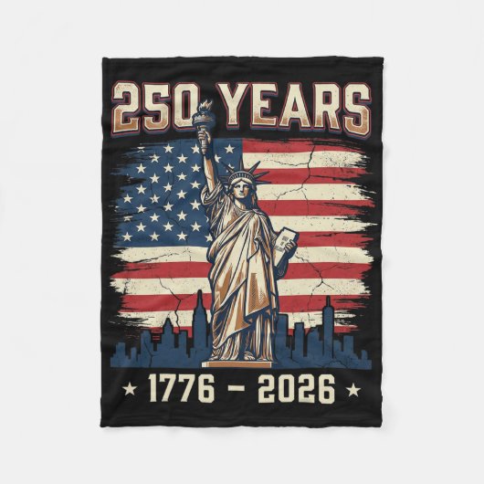 アメリカ独立250周年記念 フリースブランケット (正面)