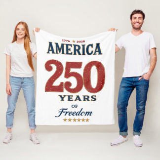 アメリカ独立250周年記念 フリースブランケット