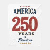 アメリカ独立250周年記念 フリースブランケット (正面)