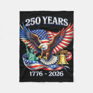 アメリカ独立250周年記念 フリースブランケット