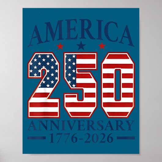 アメリカ独立250周年記念 ポスター (正面)