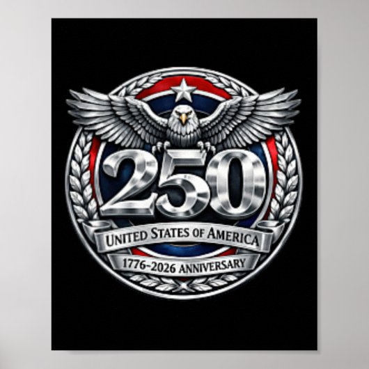 アメリカ独立250周年記念 ポスター (正面)