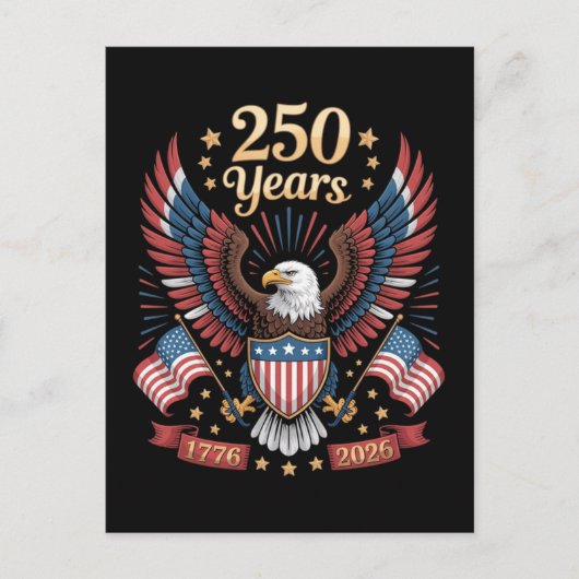 アメリカ独立250周年記念 ポストカード (正面)
