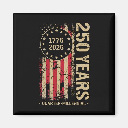 アメリカ独立250周年記念 マグネット (正面)