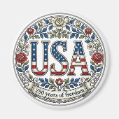 アメリカ独立250周年記念 マグネット (正面)
