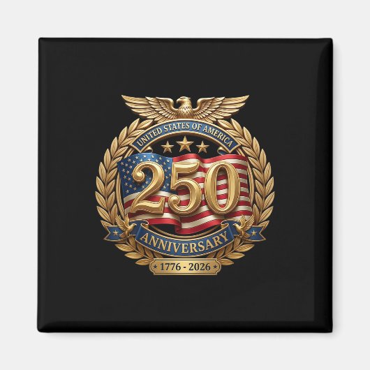 アメリカ独立250周年記念 マグネット (正面)