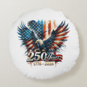 アメリカ独立250周年記念 ラウンドクッション (裏面)