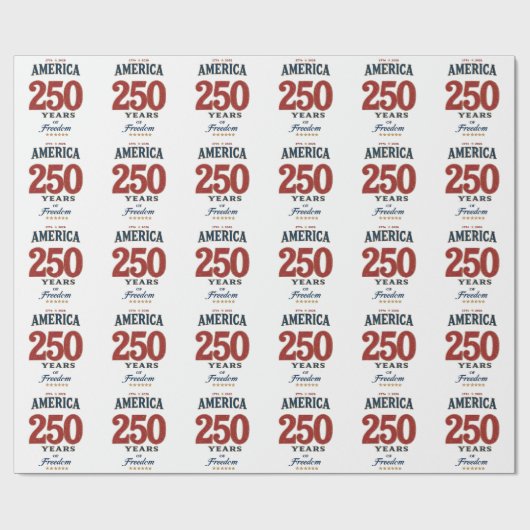 アメリカ独立250周年記念 ラッピングペーパー (フラット)