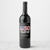 アメリカ独立250周年記念 ワインラベル (正面)