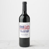アメリカ独立250周年記念 ワインラベル (正面)