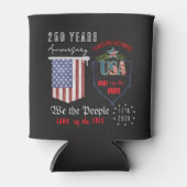 アメリカ独立250周年記念 愛国的なWe the People 缶クーラー (正面)