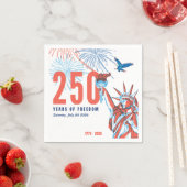 アメリカ独立250周年記念 愛国 スタンダードカクテルナプキン (インサイチュ)