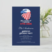 アメリカ独立250周年記念 招待状 (スタンド正面)