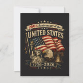 アメリカ独立250周年記念 招待状 (正面)