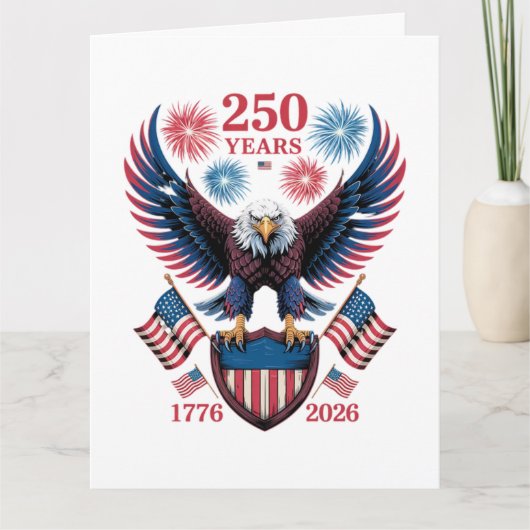 アメリカ独立250周年記念 1776 カード (正面)