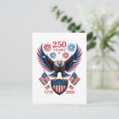 アメリカ独立250周年記念 1776 ポストカード (スタンド正面)