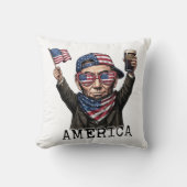 アメリカ独立250周年記念 1776 リンカーン エイブラハム クッション (正面)