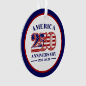 アメリカ独立250周年記念 | 1776–2026 オーナメント (正面)