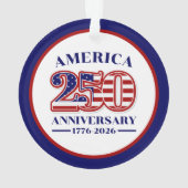 アメリカ独立250周年記念 | 1776–2026 オーナメント (裏面)
